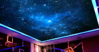 Натяжной потолок звездное небо Белорецк, цена от 5150 руб.
